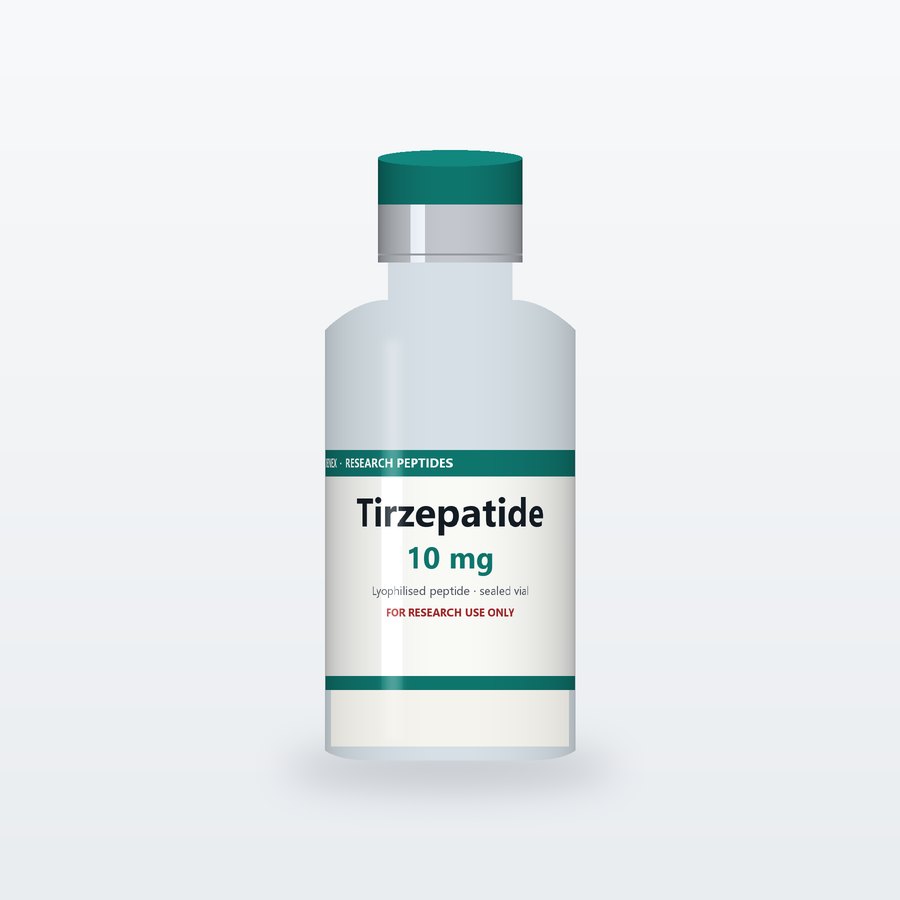 Vial med Tirzepatide 10 mg