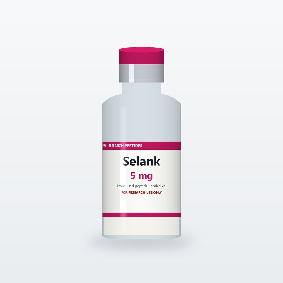 Vial med Selank 5 mg