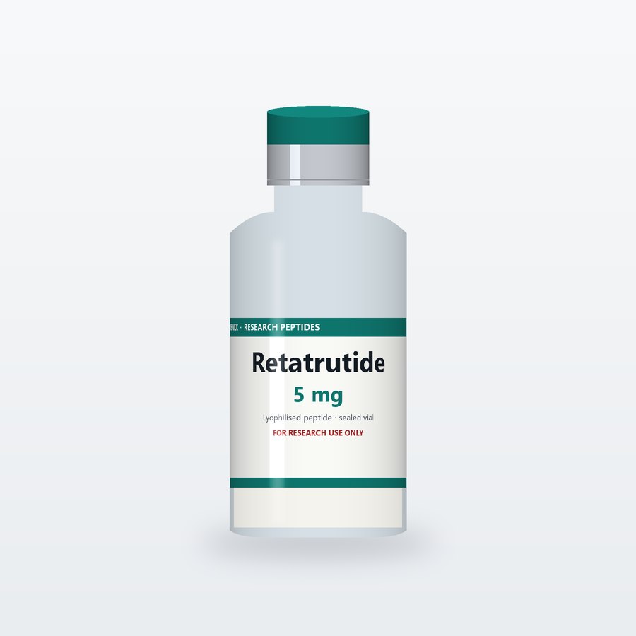 Vial med Retatrutide 5 mg